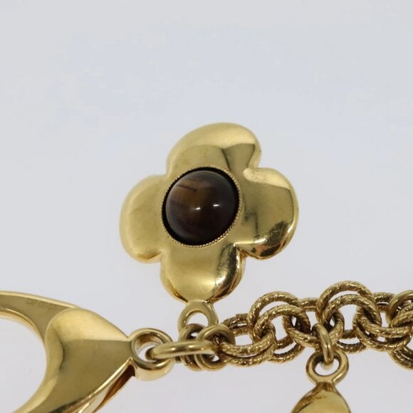 LOUIS VUITTON Bijoux Sac Tresor Key Holder Gold LV Auth - Picture 12 of 14